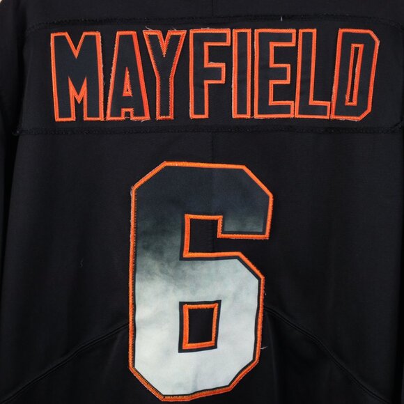 Nike On Field Mens Large Baker Mayfield Cleveland Browns Football Jersey Black 6 - Picture 13 of 16